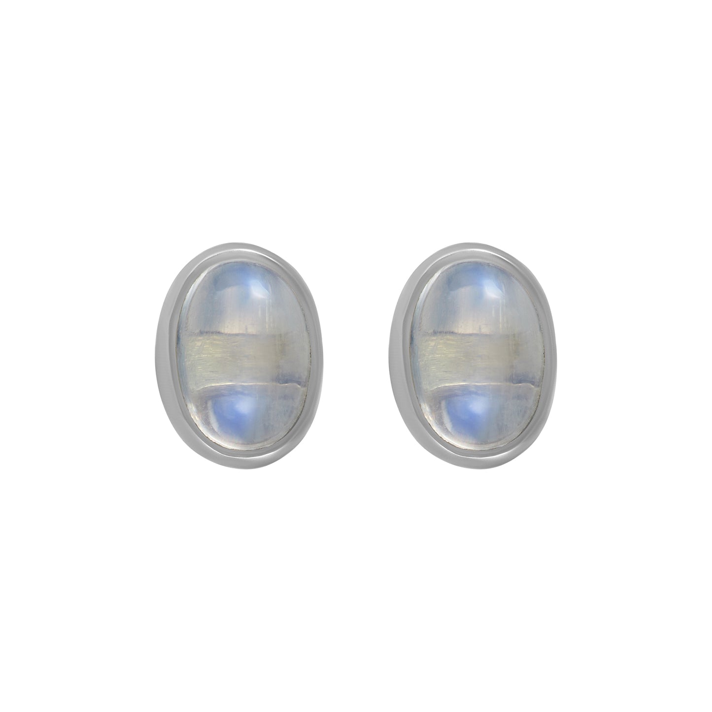 Sterling Silver Earrings Moonstone  IGE-1112