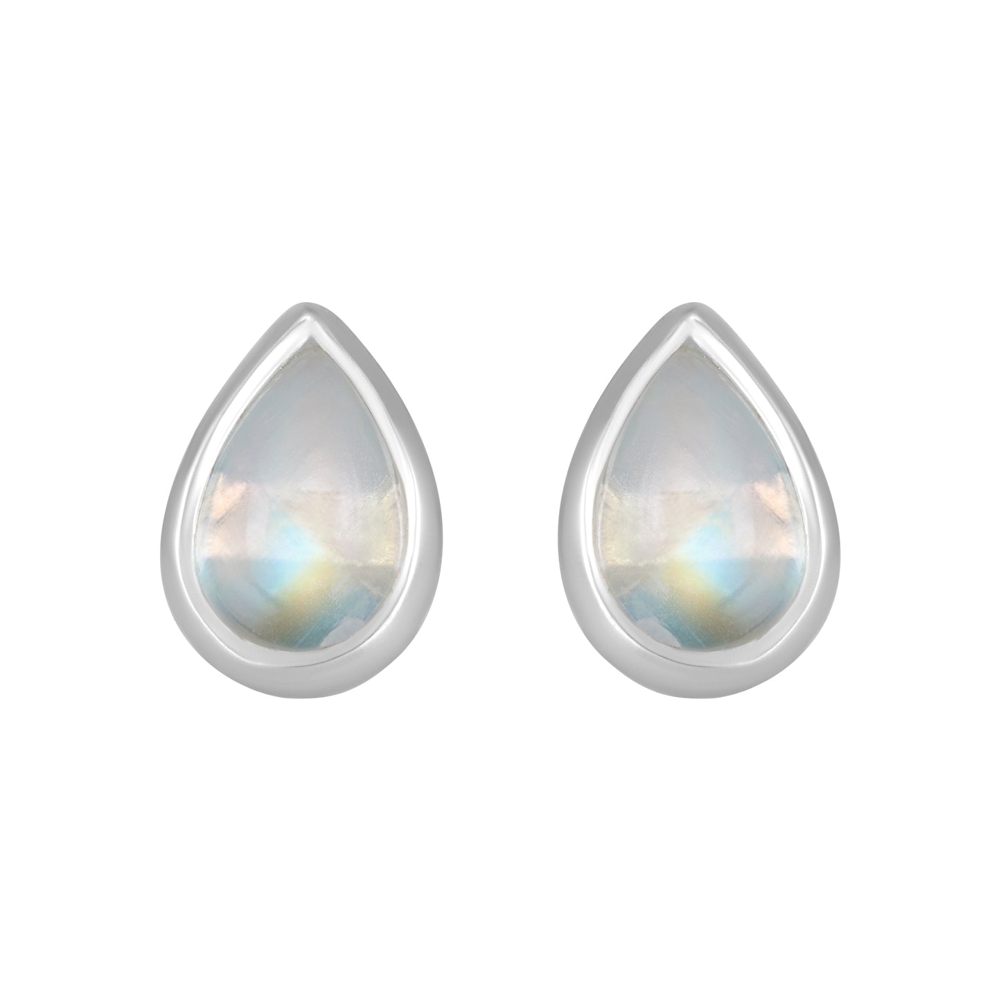 Sterling Silver Earrings Moonstone (3pr card)   IGE-1111