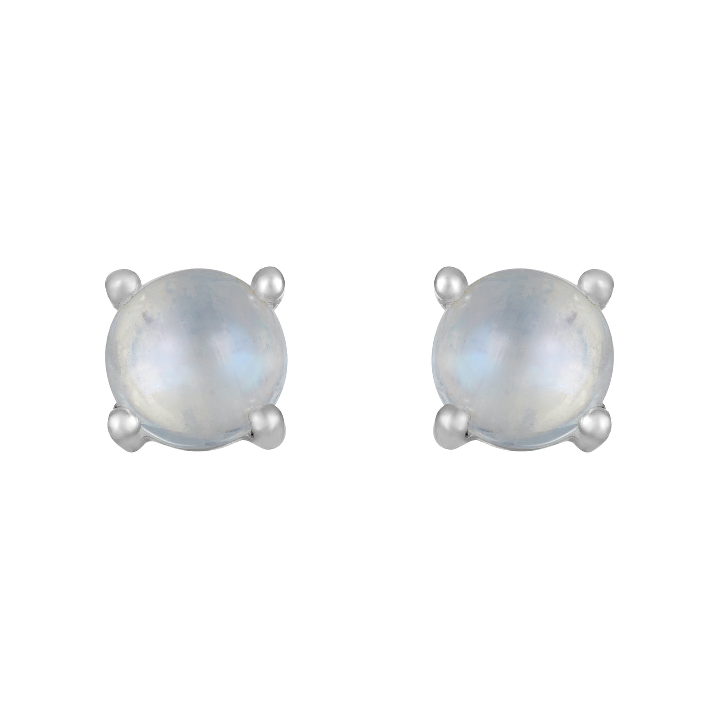 Sterling Silver Earrings Moonstone (3pr card)   IGE-1228