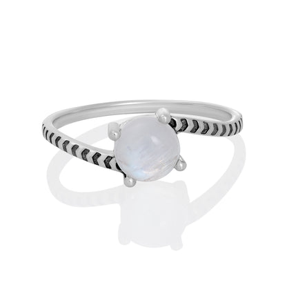 Sterling Silver Ring Moonstone  IGR-1418 Size 7