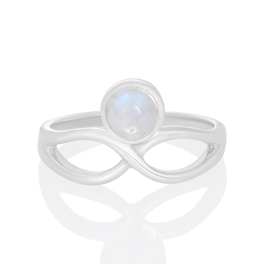 Sterling Silver Ring Moonstone  IGR-1578 Size 8