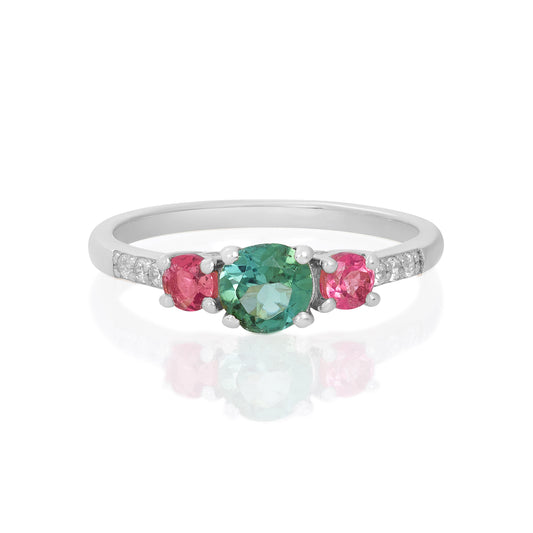 Sterling Silver Ring Tourmaline  IGR-2484 Size 5
