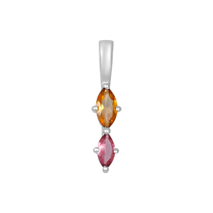 Sterling Silver Pendant Tourmaline  IGP-699