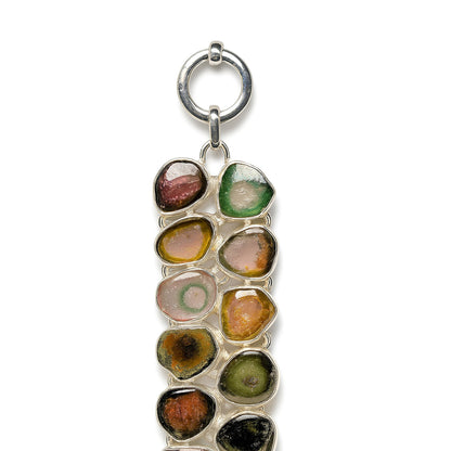 Sterling Silver Bracelet Tourmaline