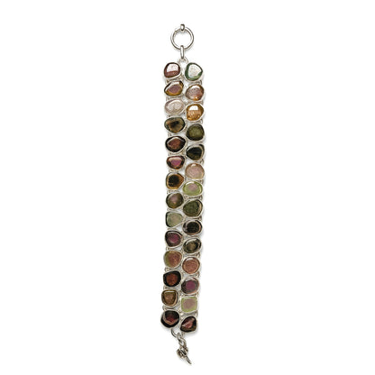 Sterling Silver Bracelet Tourmaline