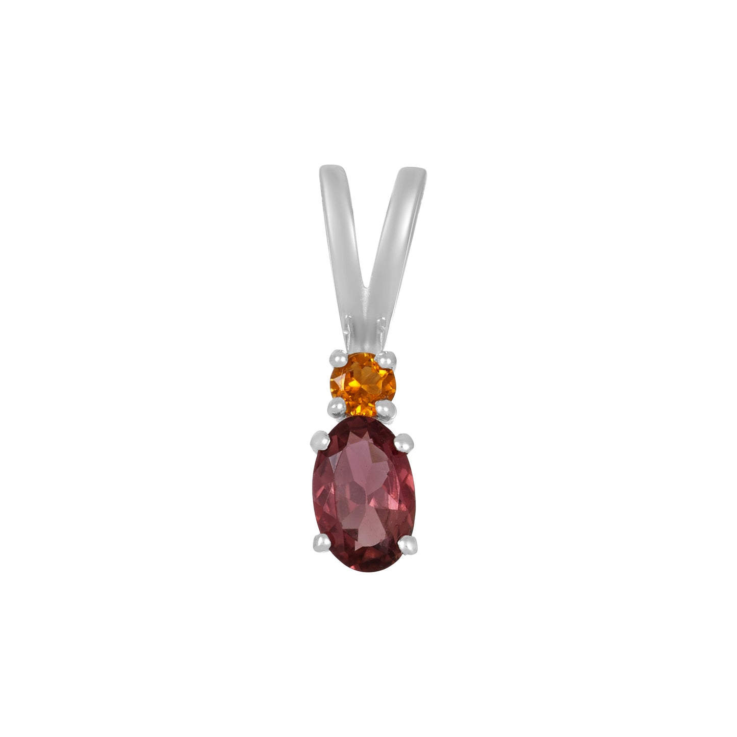 Sterling Silver Pendant Tourmaline  IGP-675