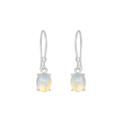 Sterling Silver Earrings Opal  IGE-1128