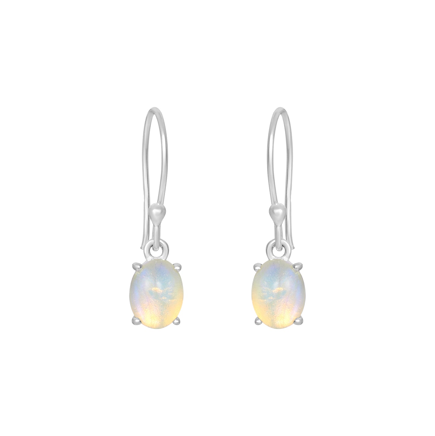 Sterling Silver Earrings Opal  IGE-1128