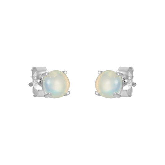 Sterling Silver Earrings Opal   IGE-700