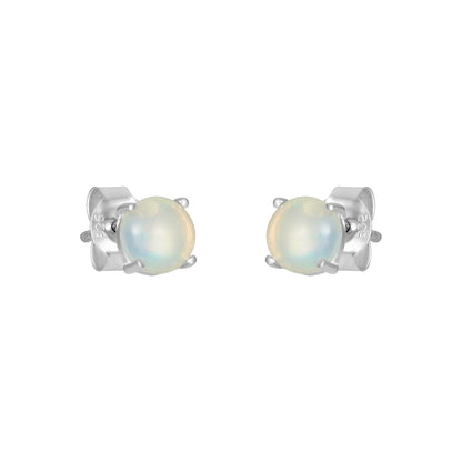 Sterling Silver Earrings Opal   IGE-700