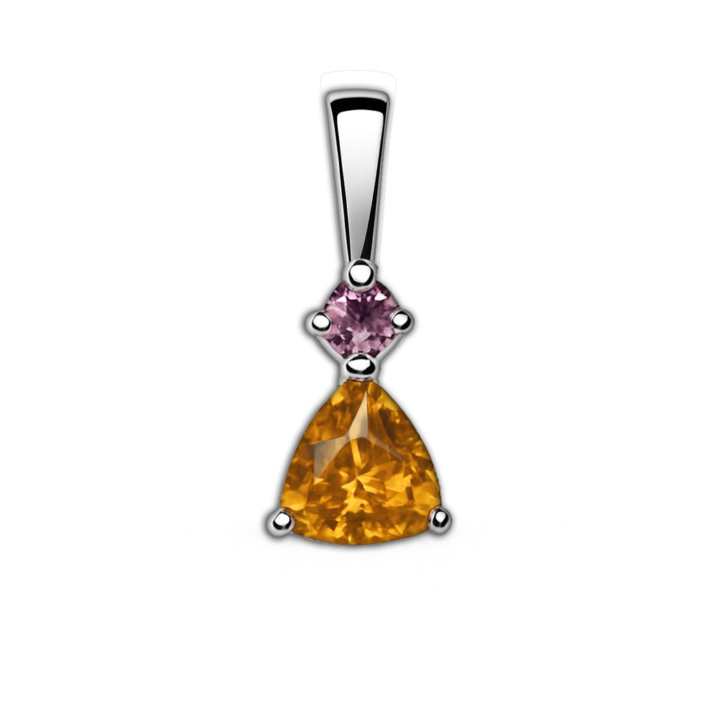 Sterling Silver Pendant Tourmaline  IGP-679