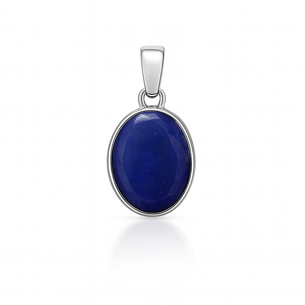 Sterling Silver Pendant Lapis