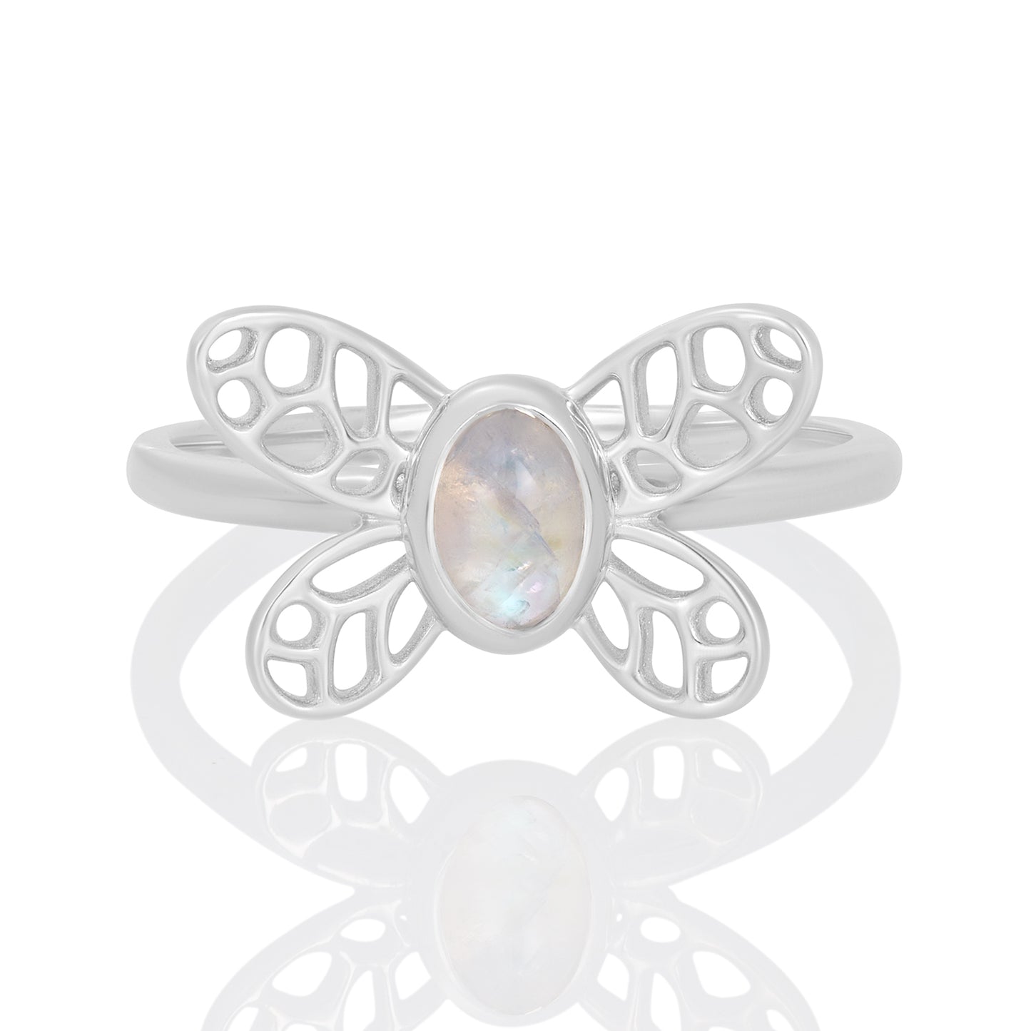 Sterling Silver Ring Moonstone  IGR-100 Size 8