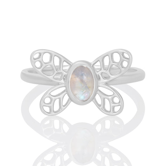 Sterling Silver Ring Moonstone  IGR-100 Size 5