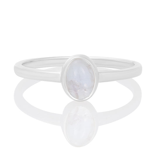 Sterling Silver Ring Moonstone  IGR-2833 Size 9