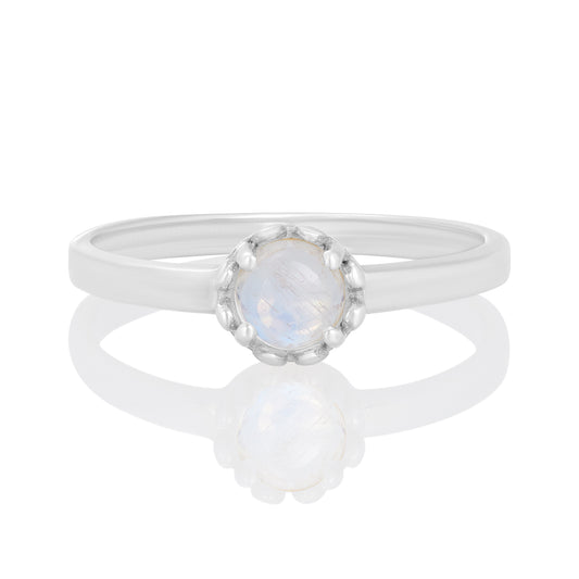 Sterling Silver Ring Moonstone  IGR-1319 Size 5