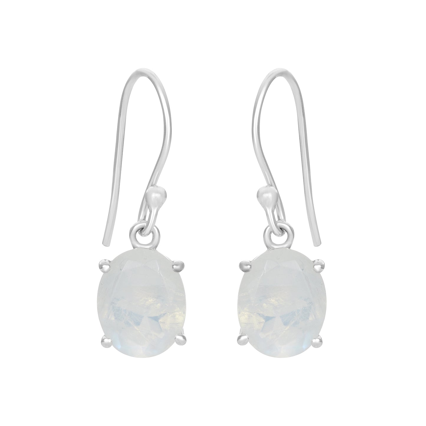 Sterling Silver Earrings Moonstone  IGE-1325