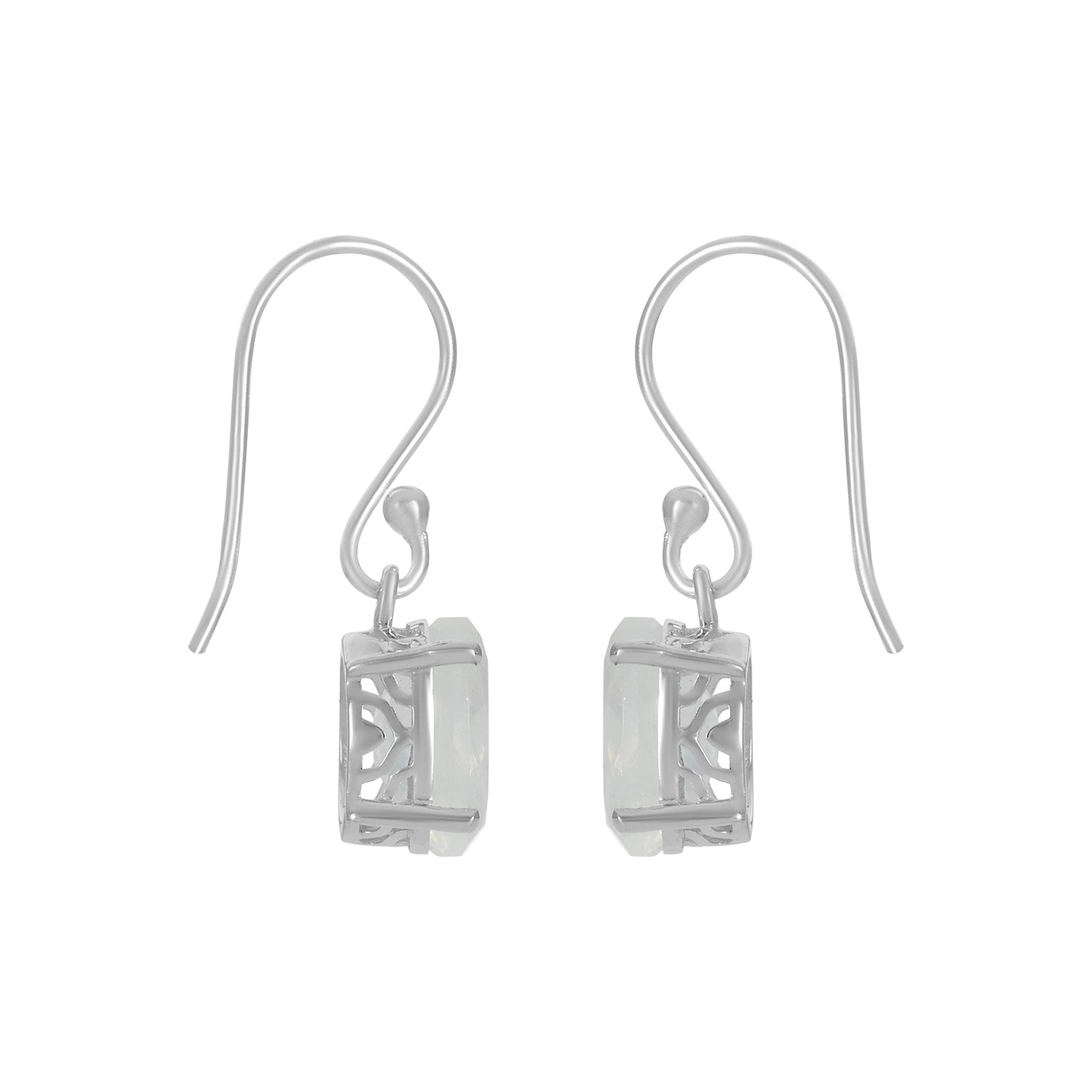 Sterling Silver Earrings Moonstone  IGE-1325
