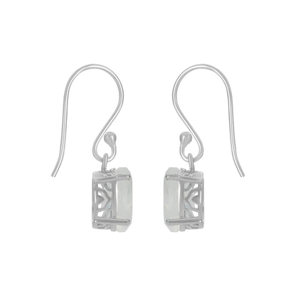 Sterling Silver Earrings Moonstone  IGE-1325