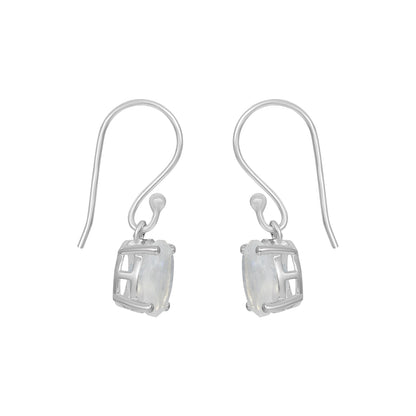 Sterling Silver Earrings Moonstone  IGE-867