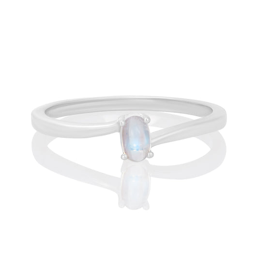 Sterling Silver Ring Moonstone  IGR-2715 Size 8