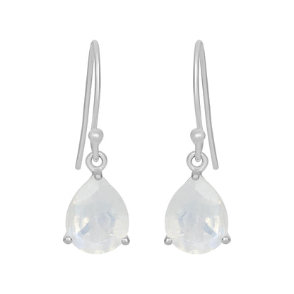 Sterling Silver Earrings Moonstone  IGE-1320