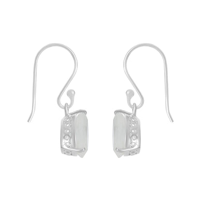 Sterling Silver Earrings Moonstone  IGE-1320