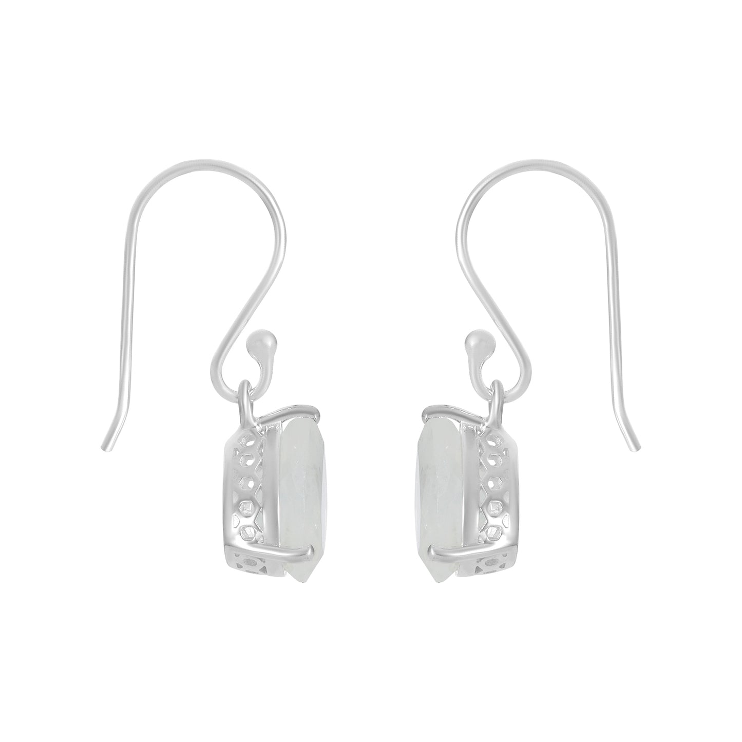 Sterling Silver Earrings Moonstone  IGE-1320