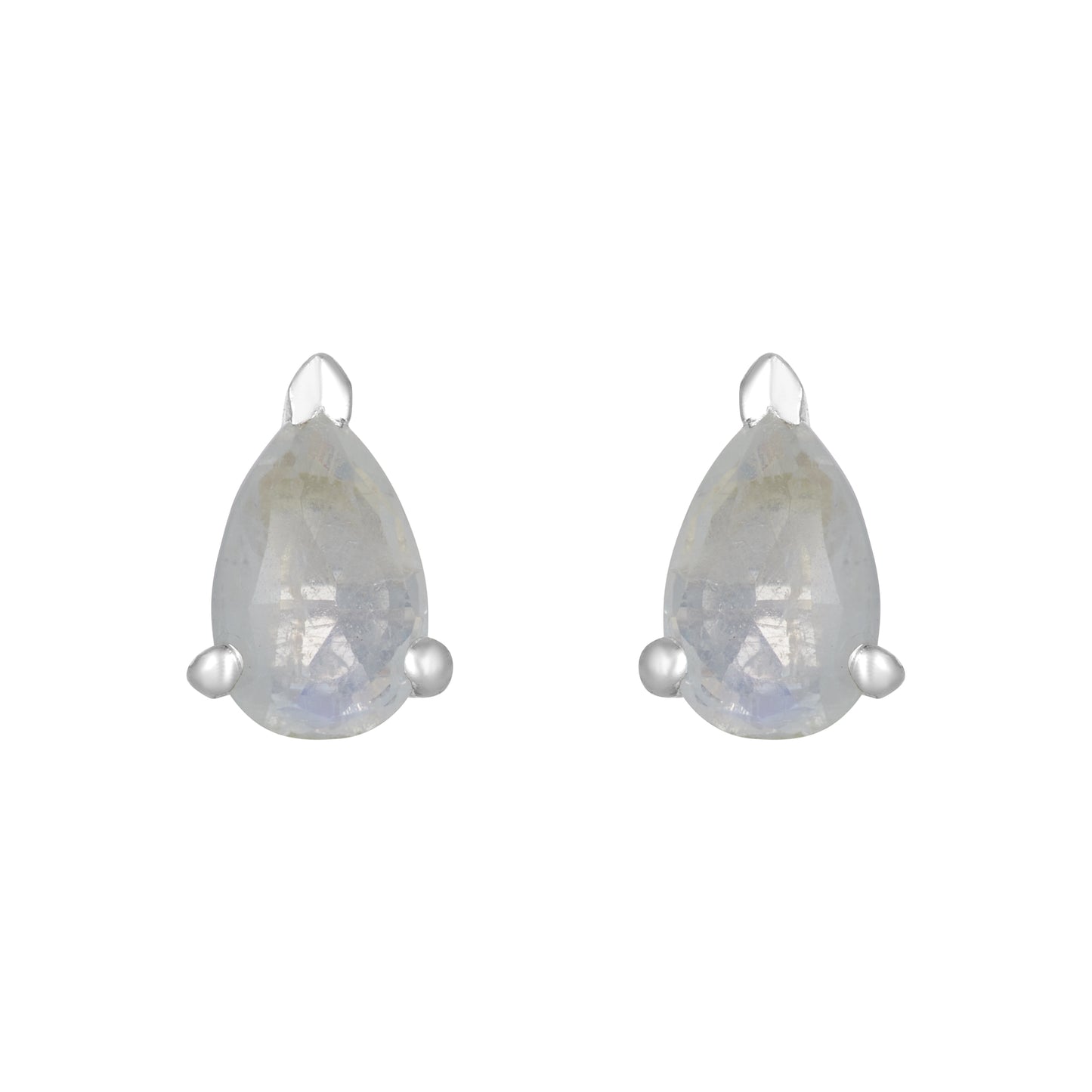 Sterling Silver Earrings Moonstone (3pr card)   IGE-1319
