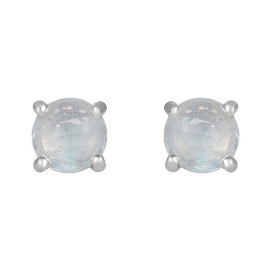 Sterling Silver Earrings Moonstone  IGE-1170