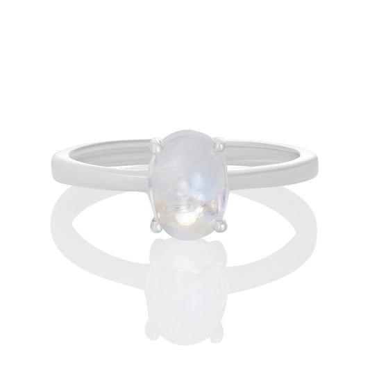 Sterling Silver Ring Moonstone  IGR-2516 Size 8