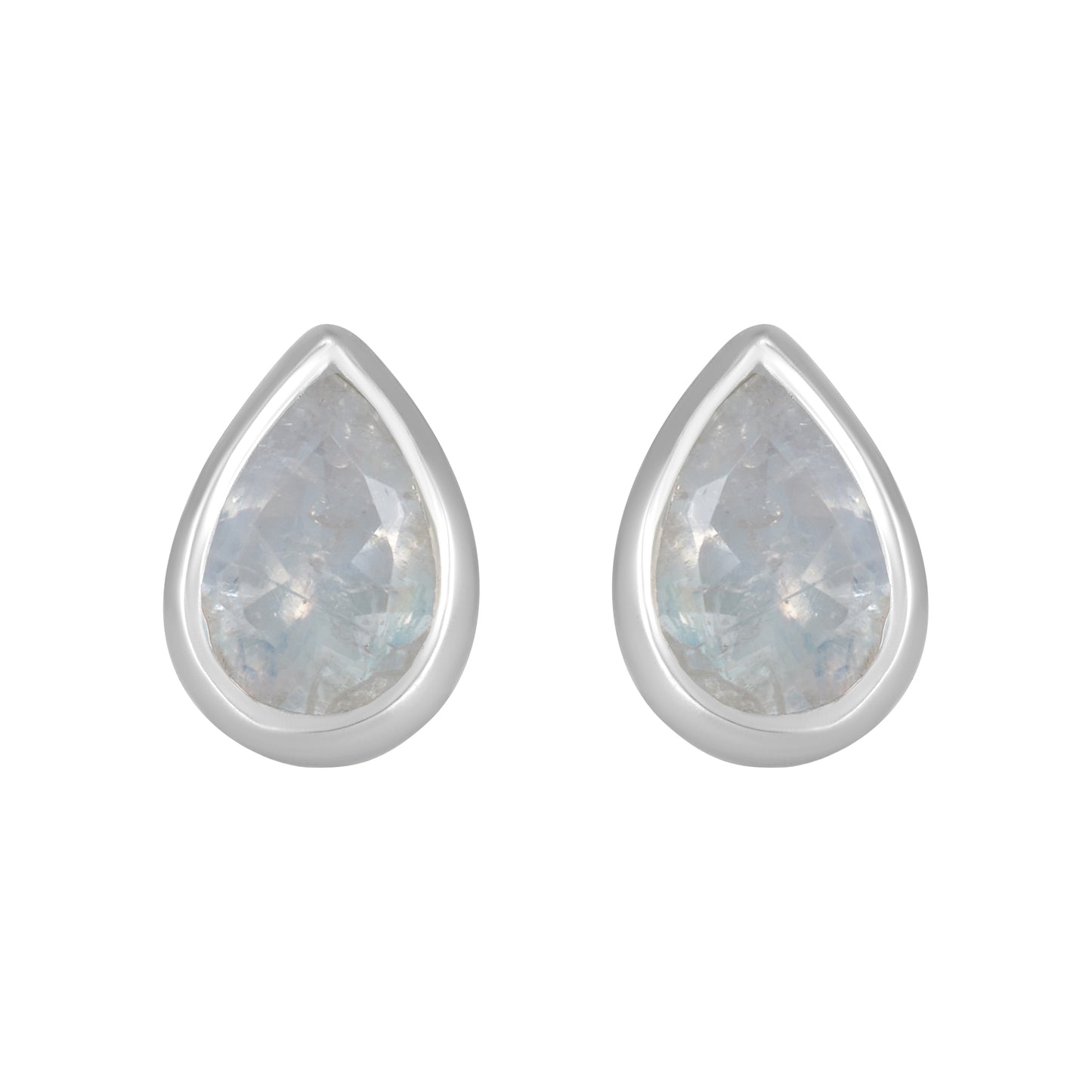 Sterling Silver Earrings Moonstone  IGE-1204