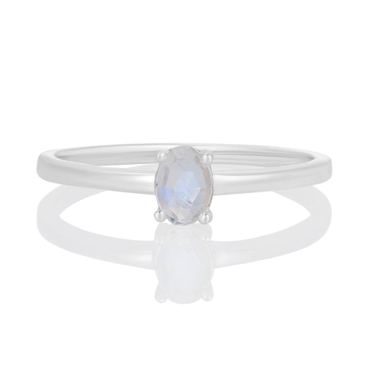 Sterling Silver Ring Moonstone  IGR-2499 Size 6