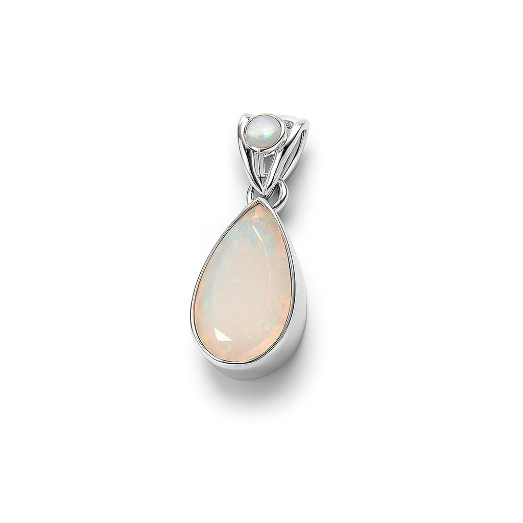 Sterling Silver Pendant Opal