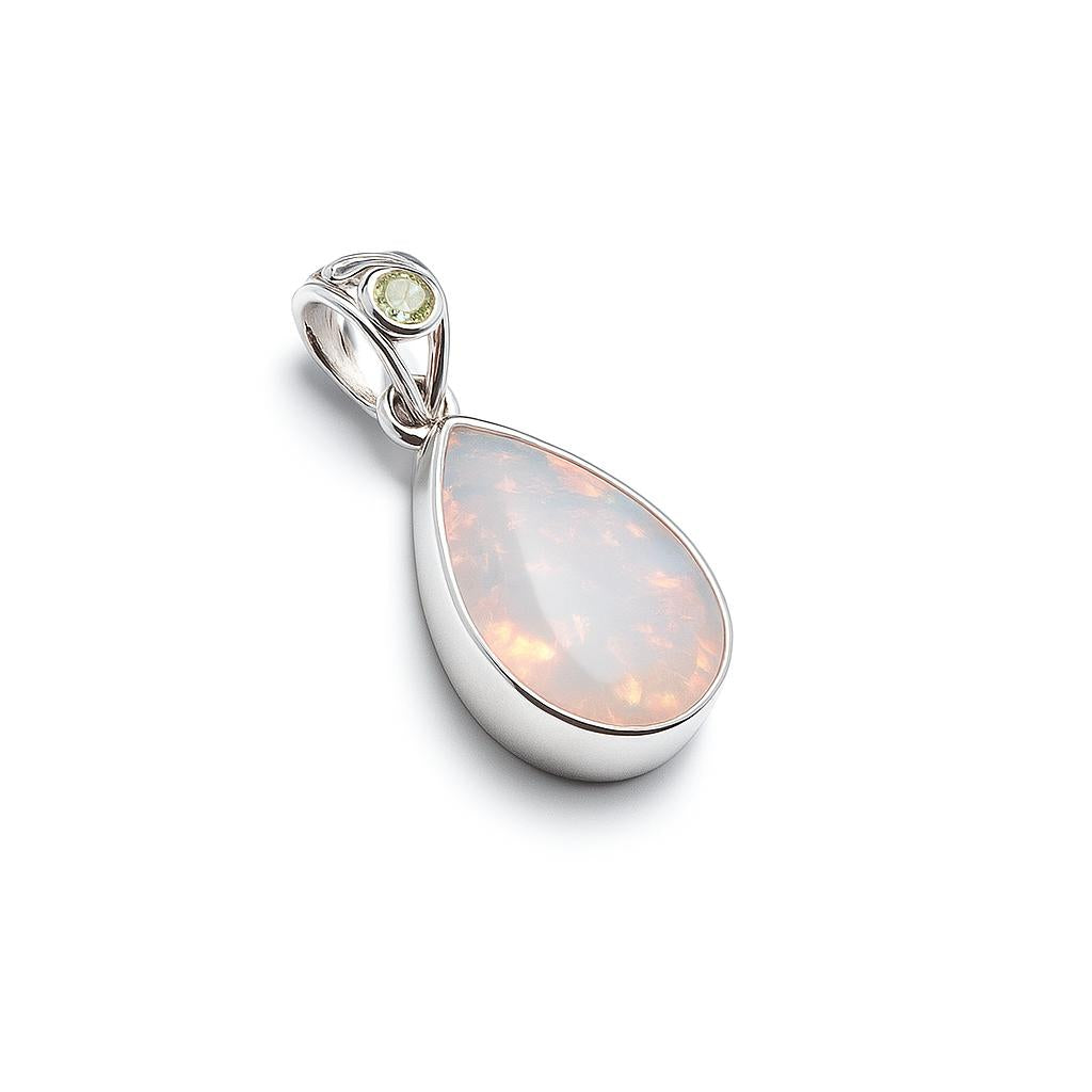 Sterling Silver Pendant Opal