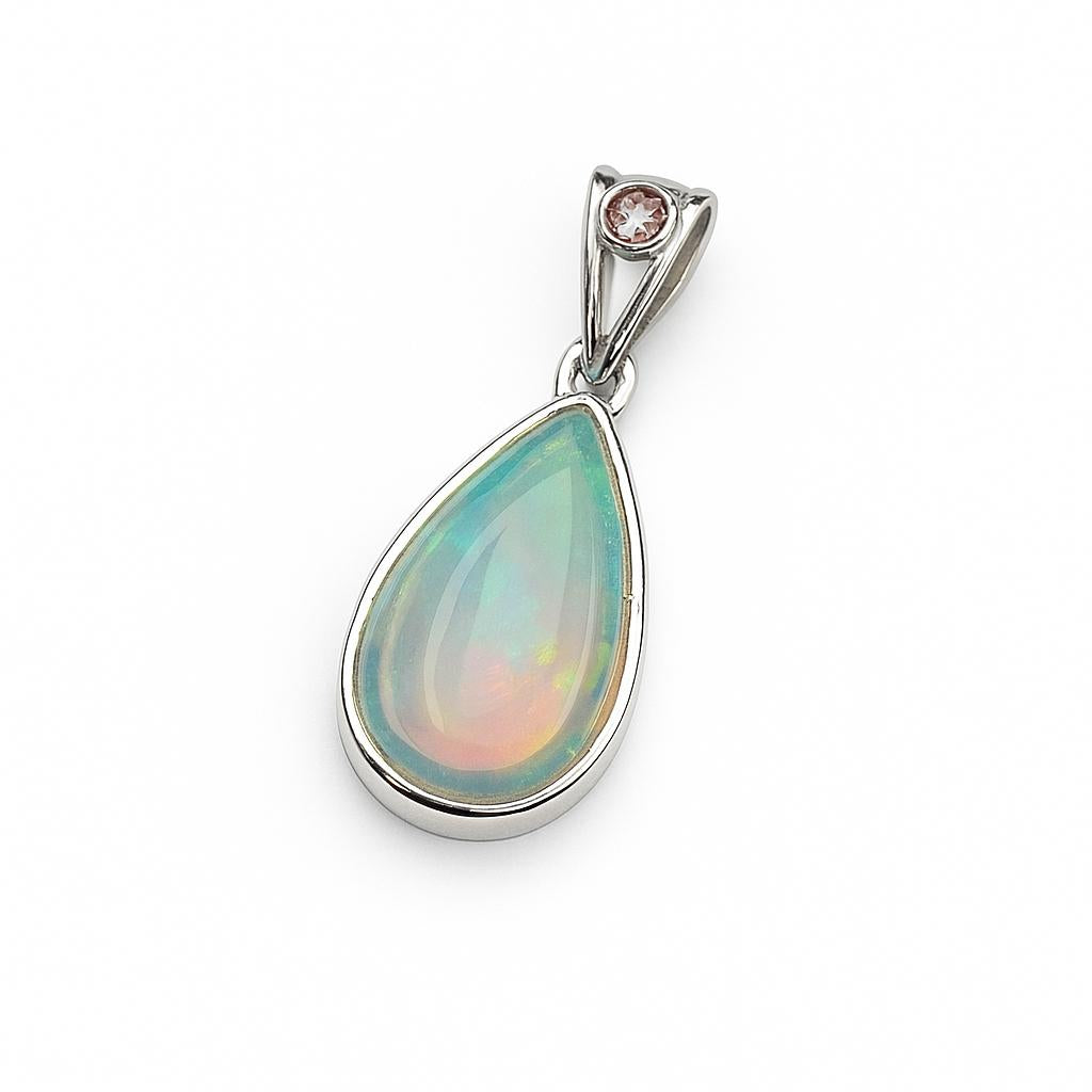 Sterling Silver Pendant Opal
