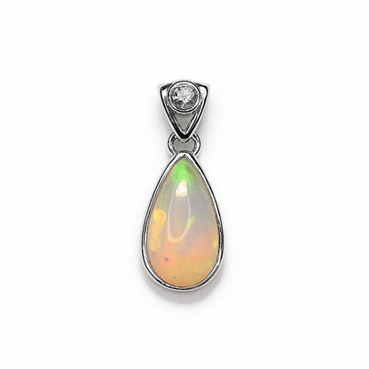 Sterling Silver Pendant Opal