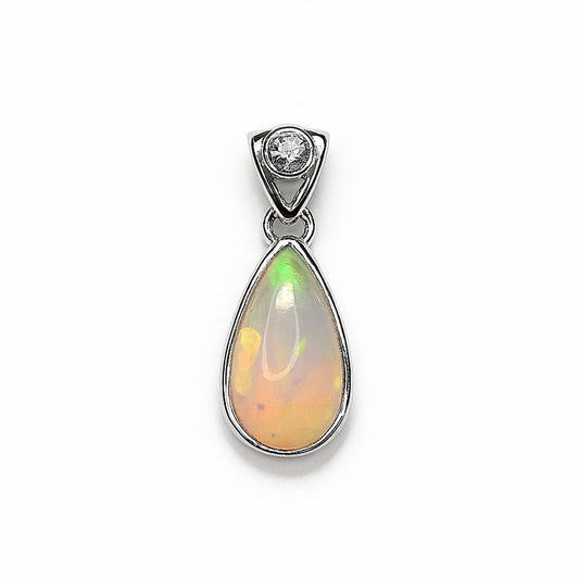 Sterling Silver Pendant Opal