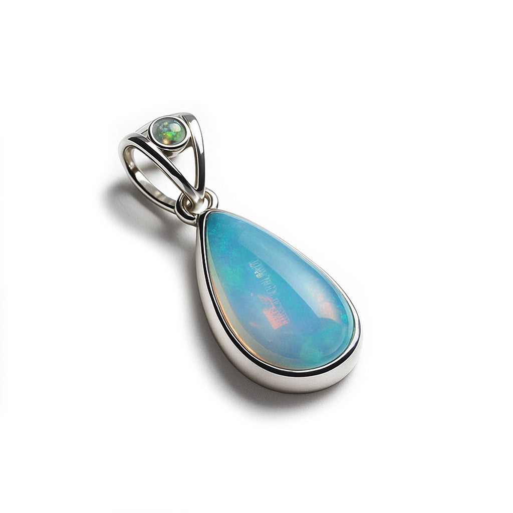 Sterling Silver Pendant Opal