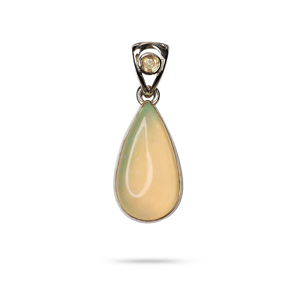 Sterling Silver Pendant Opal