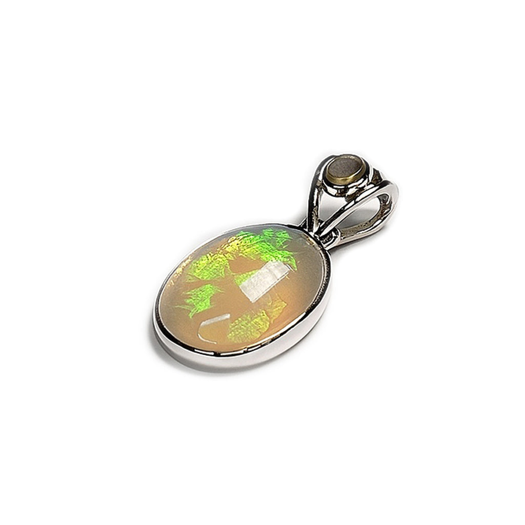 Sterling Silver Pendant Opal