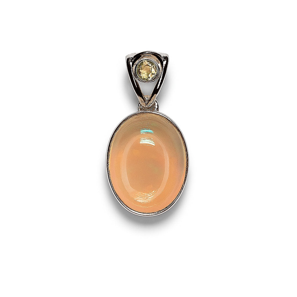 Sterling Silver Pendant Opal