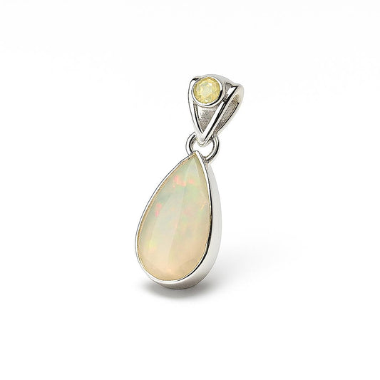 Sterling Silver Pendant Opal