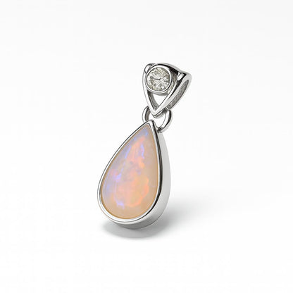 Sterling Silver Pendant Opal