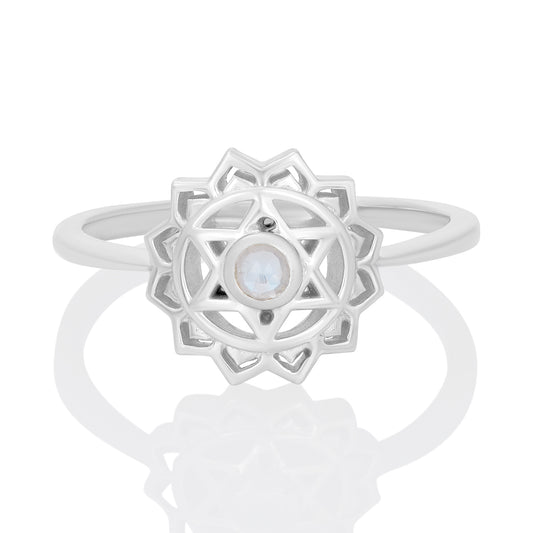 Sterling Silver Ring Moonstone  IGR-2457 Size 6