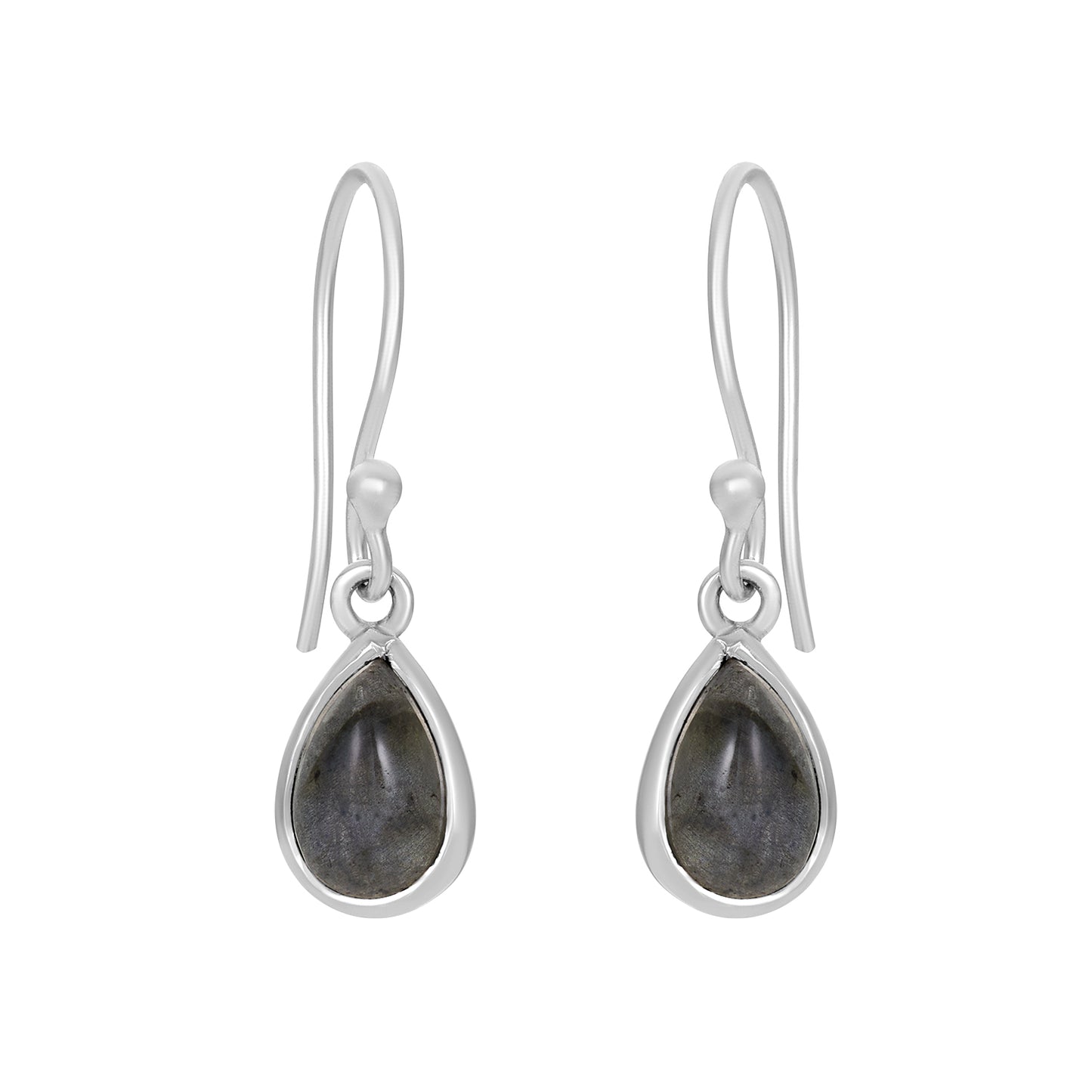 Sterling Silver Earrings Labradorite  IGE-1117