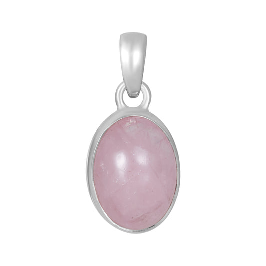 Sterling Silver Pendant Morganite