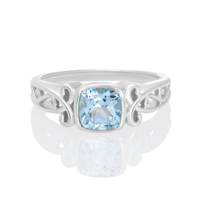 Igr-2840 Blue Topaz Ring CODE-65