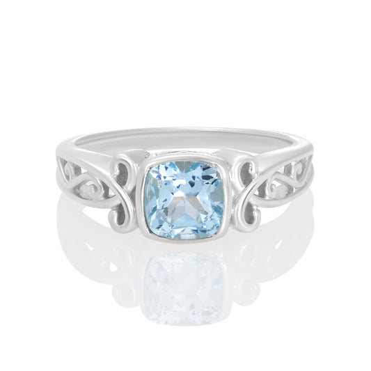 Igr-2840 Blue Topaz Ring CODE-65
