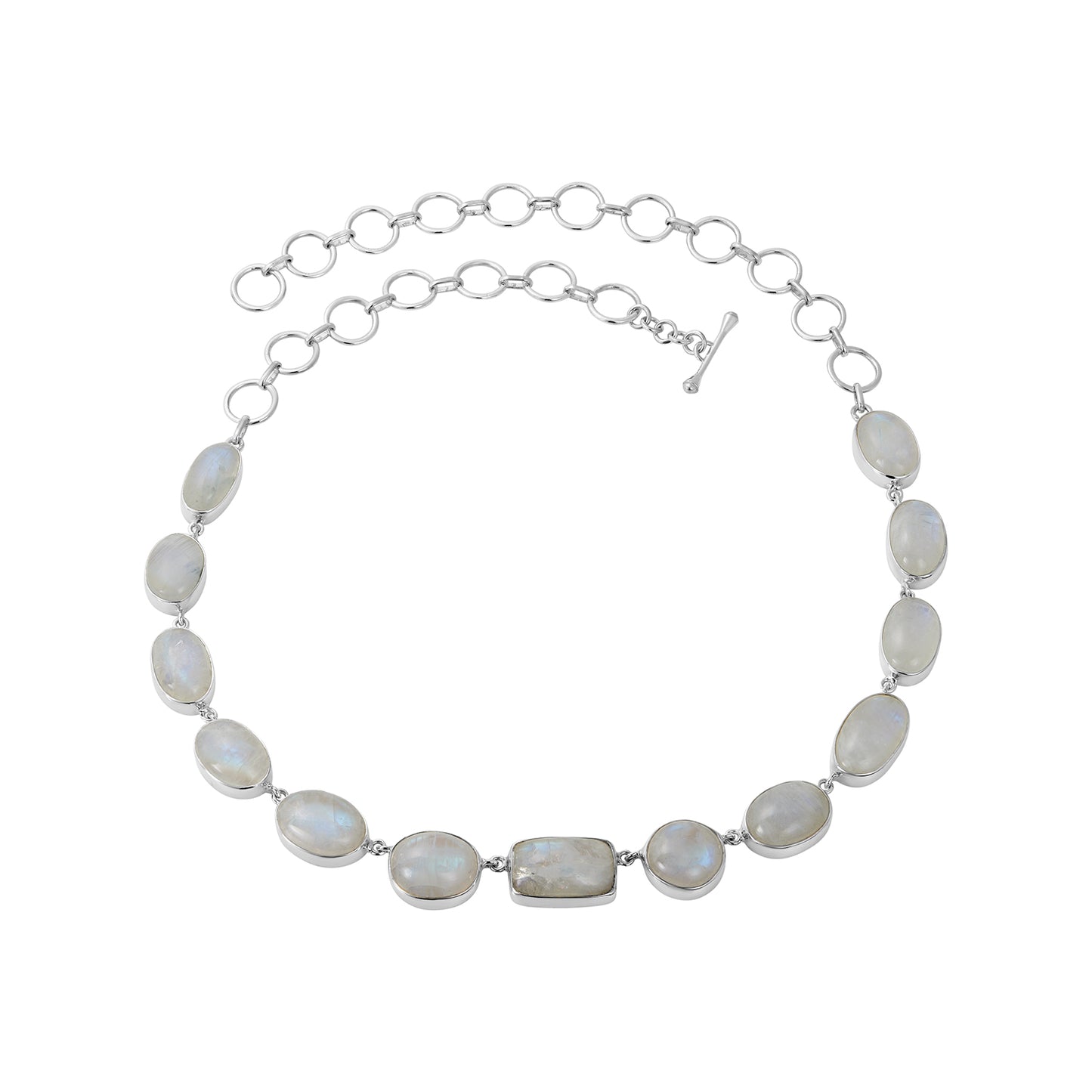 Sterling Silver Necklace Moonstone